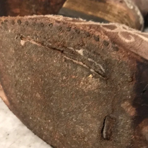 Corral Boots Girls Size 2.5 Teen Brown Leather Embroidered Western Boho Cowgirl - Picture 12 of 12